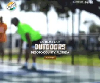 Visitdesoto.com(Discover DeSoto County Florida) Screenshot