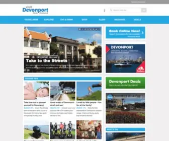 Visitdevonport.co.nz(Devonport's Official Tourist and Holiday Information Site) Screenshot