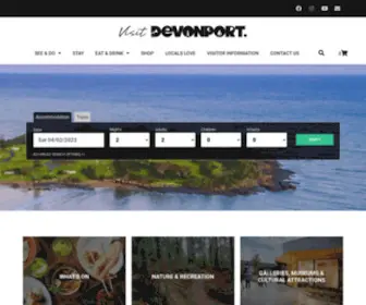 Visitdevonport.com.au(Book Accommodation in Devonport) Screenshot