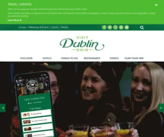 Visitdublinohio.com(Dublin Convention & Visitors Bureau (DCVB)) Screenshot