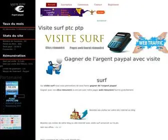 Visite-Surf.fr(Visite surf ptc ptp) Screenshot