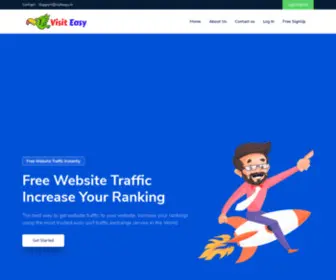 Visiteasy.in(Free Website Traffic Exchange) Screenshot