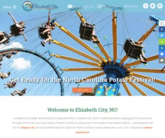 Visitelizabethcity.com(Visit Elizabeth City) Screenshot