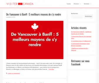 Visiter-Canada.com(Visiter Canada) Screenshot