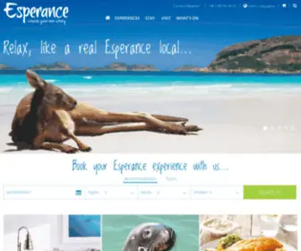 Visitesperance.com(Esperance Accommodation) Screenshot