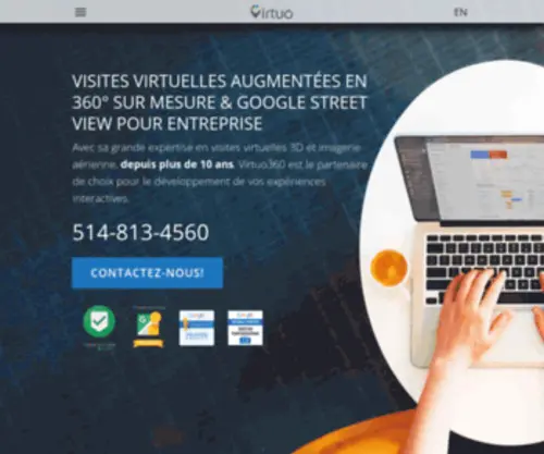 Visitevirtuellemontreal.ca(Virtuo360) Screenshot