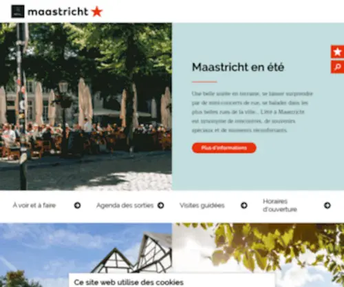Visitezmaastricht.fr(Visitez Maastricht) Screenshot