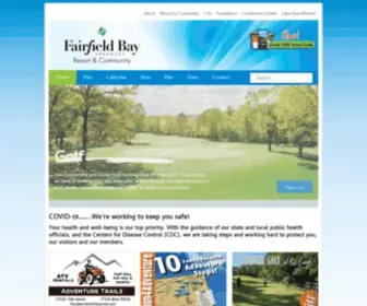 Visitfairfieldbay.com(Fairfield Bay) Screenshot