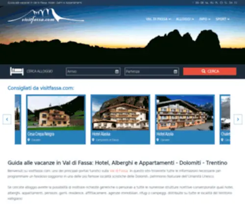 Visitfassa.com(Vacanze in Val di Fassa) Screenshot