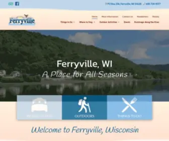 Visitferryville.com(Ferryville, WI, Travel Guide) Screenshot