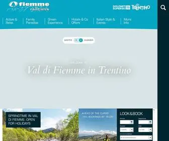 Visitfiemme.it(Val di Fiemme in Trentino) Screenshot