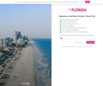 Visitfloridatravelpro.com(VISIT FLORIDA) Screenshot