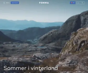 Visitfonna.no(FONNA Glacier Ski Resort) Screenshot