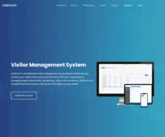 Visitform.com(Gated Community & Visitor Management Software) Screenshot