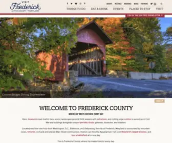 Visitfrederick.org(Frederick) Screenshot