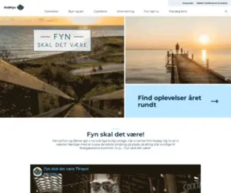 Visitfyn.dk(Find inspiration til din ferie på Fyn og Øerne) Screenshot