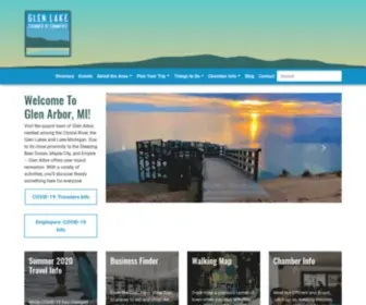 Visitglenarbor.com(Glen Lake Chamber of Commerce) Screenshot