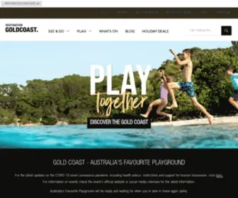 Visitgoldcoast.com(Destination Gold Coast) Screenshot