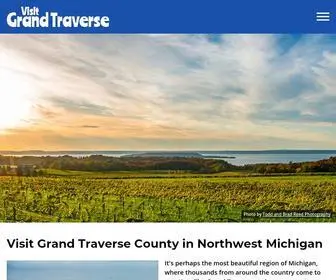 Visitgrandtraverse.com(Visit Grand Traverse) Screenshot