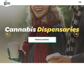 Visitgreengoods.com(Medical Marijuana Dispensaries) Screenshot