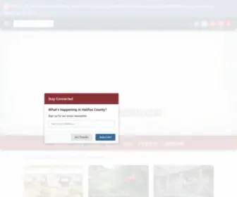 Visithalifax.com(Visit Halifax County North Carolina) Screenshot