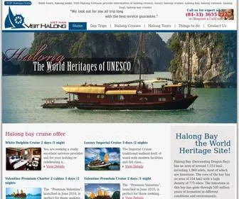 VisithalongVietnam.com(Let's go VISIT HALONG BAY VIETNAM) Screenshot