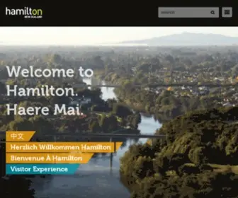 Visithamilton.co.nz(Hamilton) Screenshot