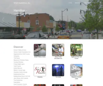 Visithamiltonal.com(Visit Hamilton) Screenshot