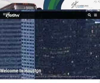 Visithoustontexas.com(Houston Hotels) Screenshot