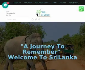 Visitinceylon.com(Explore the Paradise) Screenshot