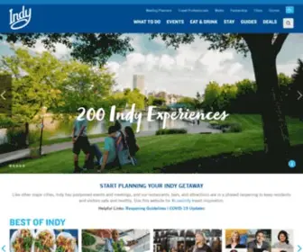 Visitindy.com(Indianapolis, IN Tourism) Screenshot