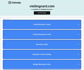 Visitingcard.com(Visitingcard) Screenshot