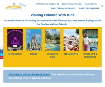 Visitingorlandowithkids.com(Visiting Orlando With Kids) Screenshot