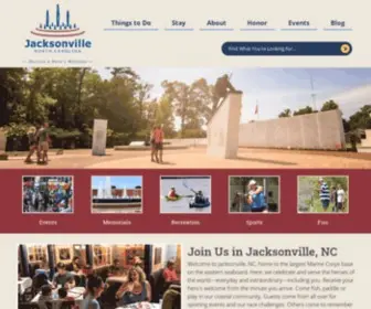 Visitjacksonvillenc.com(Jacksonville Tourism DA) Screenshot