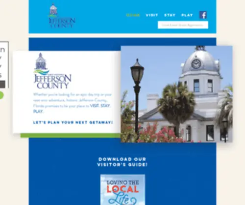 Visitjeffersoncountyflorida.org(Visit Jefferson County Florida) Screenshot