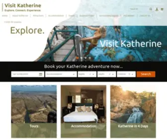 Visitkatherine.com.au(Visit Katherine) Screenshot