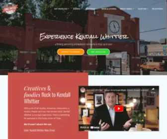 Visitkendallwhittier.com(Kendall Whittier Main Street) Screenshot