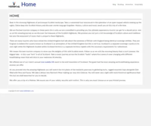 Visitkintail.co.uk(Visitkintail) Screenshot