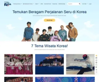 Visitkorea.or.id(Korea Tourism Organization Indonesia) Screenshot