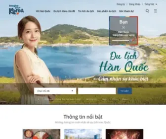 Visitkorea.org.vn(Website) Screenshot