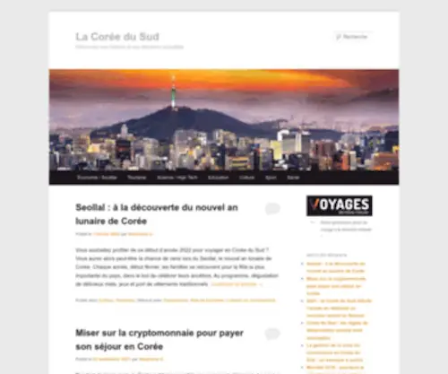 Visitkoreayear.com(La Corée du Sud avec Visit Korea Year) Screenshot