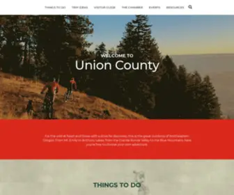 Visitlagrande.com(Union County Chamber of Commerce) Screenshot