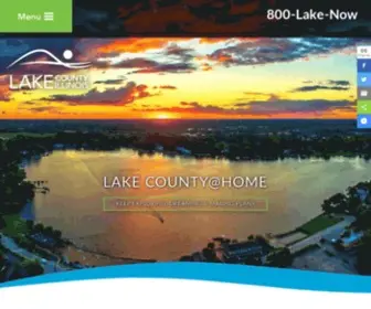 Visitlakecounty.org(Season's Greetings in Lake County) Screenshot