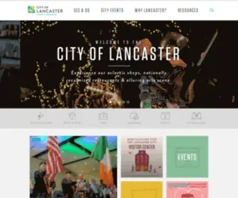 Visitlancastercity.com(Visit Lancaster City) Screenshot