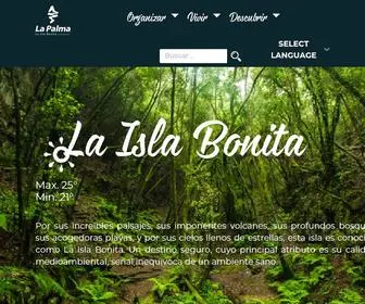 Visitlapalma.es(Visit La Palma) Screenshot