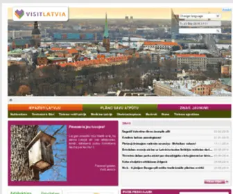 Visitlatvia.lv(Latvija) Screenshot