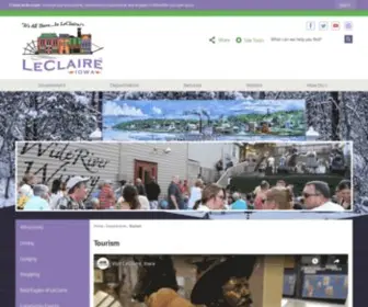 Visitleclaire.com(LeClaire, Iowa) Screenshot