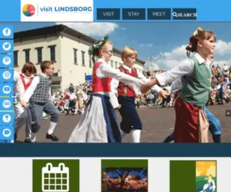 Visitlindsborg.com(Lindsborg Kansas Convention & Visitor Bureau) Screenshot