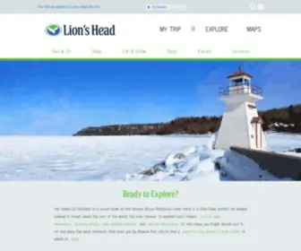 Visitlionshead.ca(Lion's Head) Screenshot