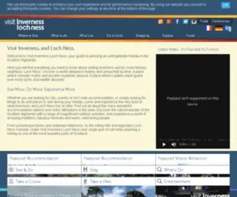 Visitlochness.com(Loch Ness Accommodation Inverness Scotland Holiday Guide) Screenshot